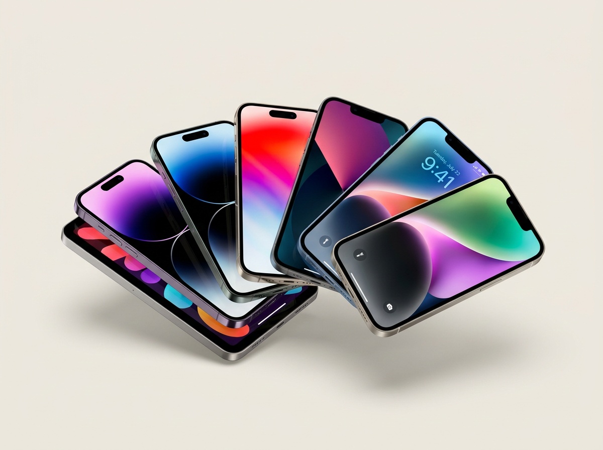Smartphones et tablettes récents